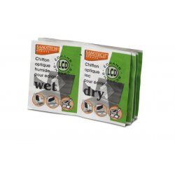 LCD wipes 2 x 12 dry and impregnated