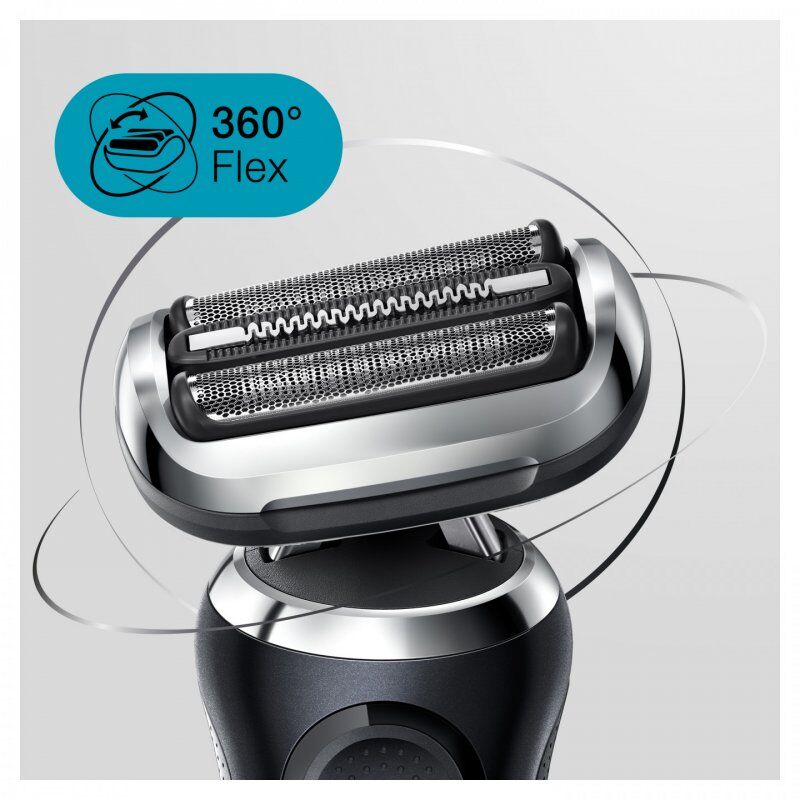 Braun Series 7 71-N7200cc Foil shaver Trimmer Black