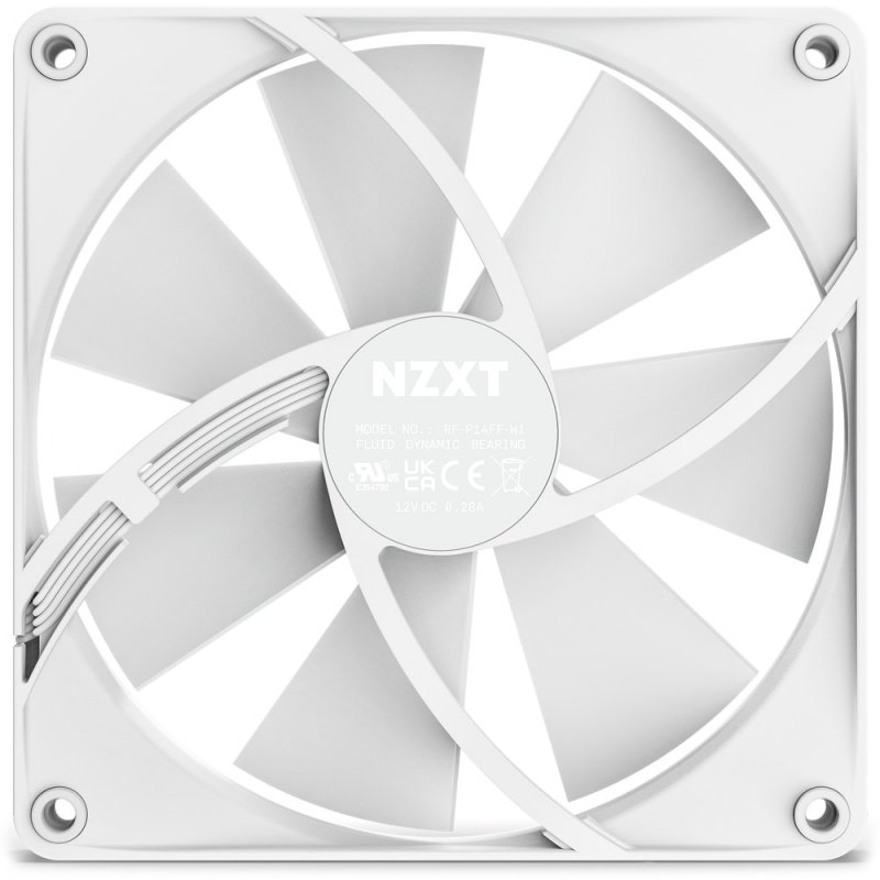 NZXT F140 P                wh 140x140x26  RF-P14SF-W1