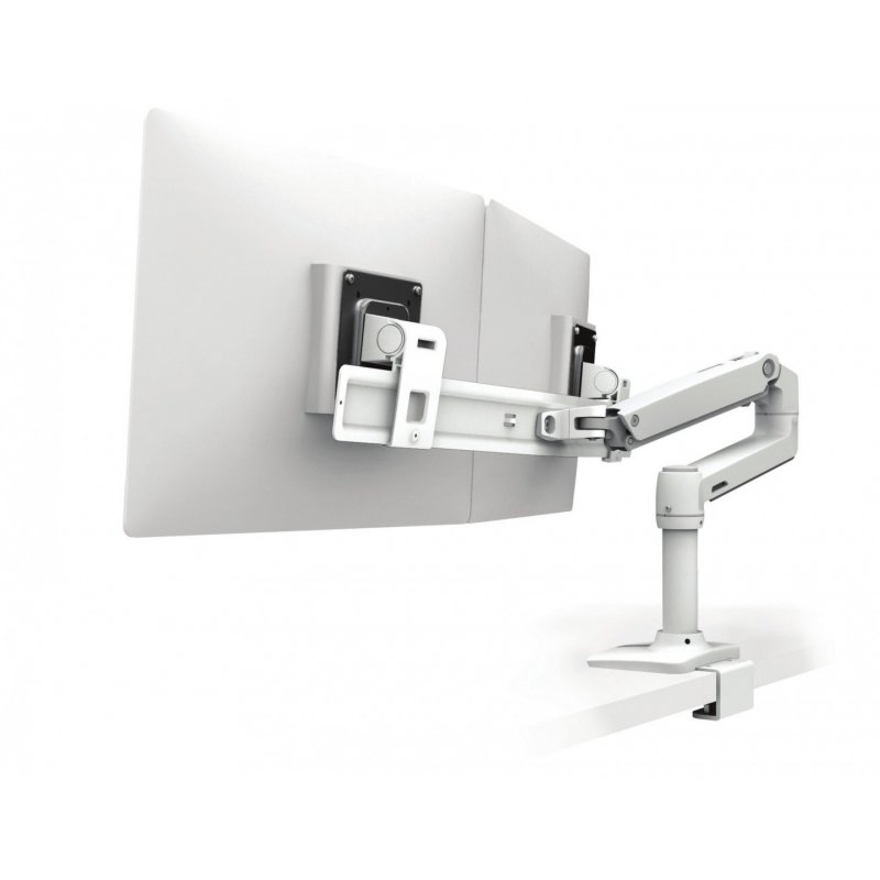 Ergotron LX Series Dual Direct Arm, Low-Profile Top Mount C-Clamp