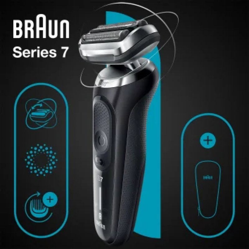 Braun Series 7 71-N1000s Rasoir à grille Noir