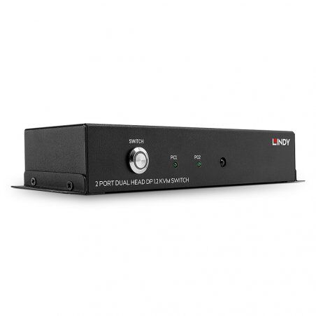 LIN 2P Dual Head DispPort 1.2 KVM Switch  39306