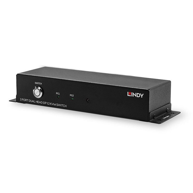 LIN 2P Dual Head DispPort 1.2 KVM Switch  39306