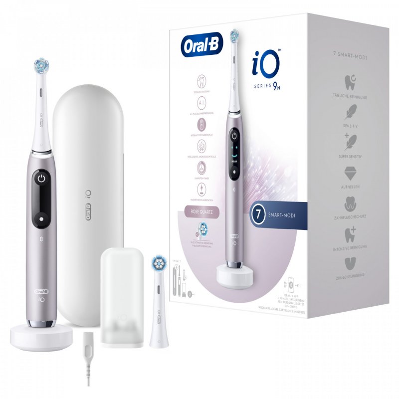 Oral-B iO Series 9n Adulte Brosse à dents rotative oscillante Rose