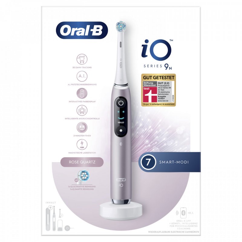Oral-B iO Series 9n Adulte Brosse à dents rotative oscillante Rose