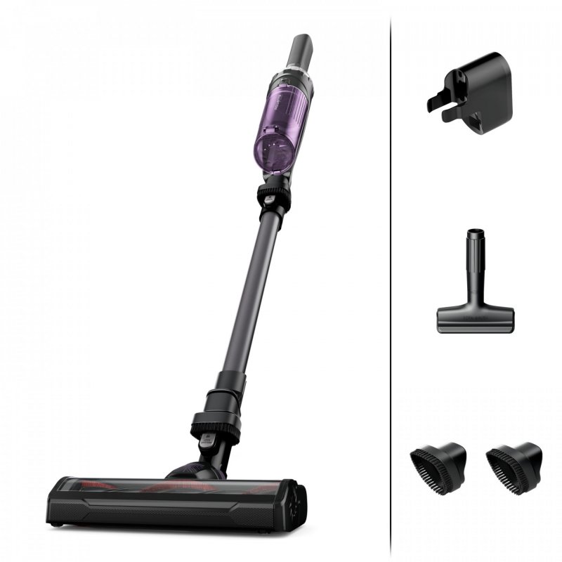 Rowenta X-NANO RH1128WO handheld vacuum Purple, Aluminium Bagless