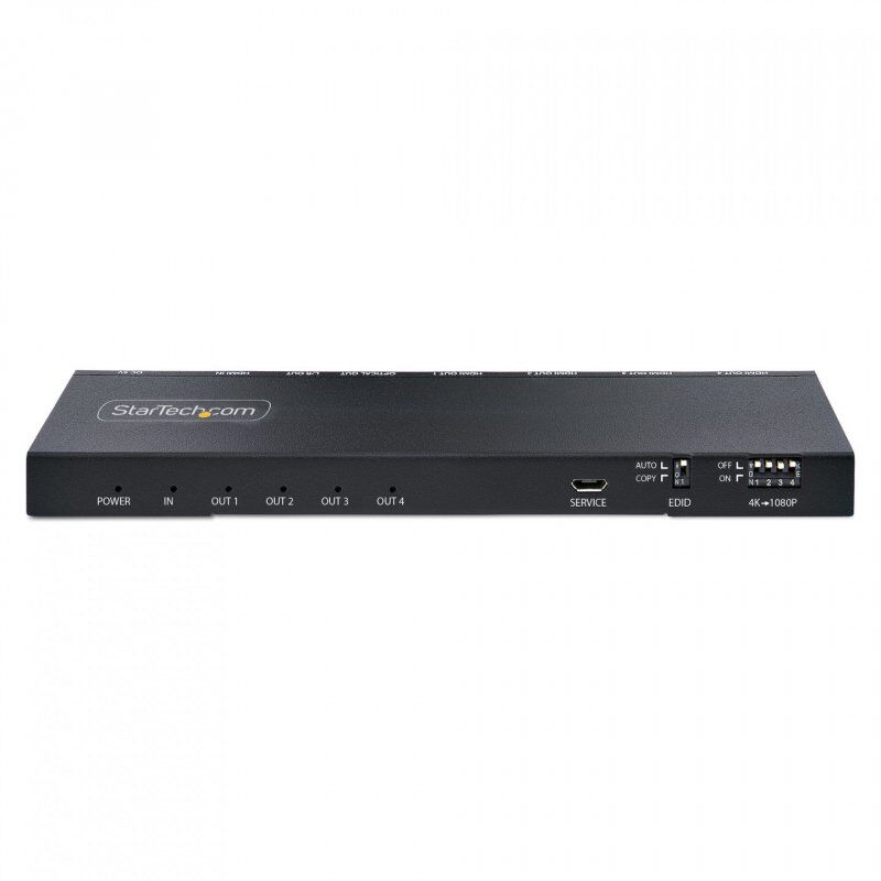 4-PORT HDMI SPLITTER - 4K 60HZ BUILT-IN SCALER