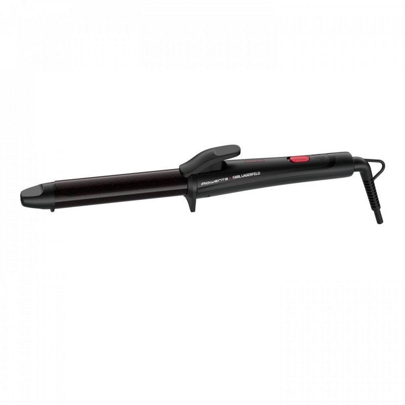 Rowenta X KARL LAGERFELD CF321LF0 hair styling tool Curling iron Warm Black, Red 47 W 1.8 m