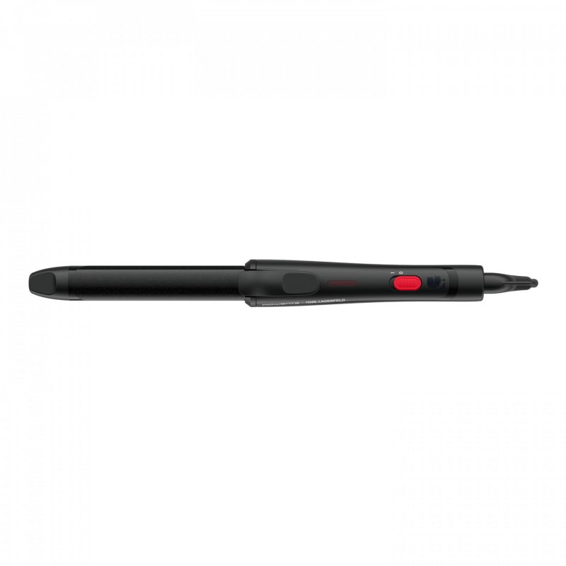 Rowenta X KARL LAGERFELD CF321LF0 hair styling tool Curling iron Warm Black, Red 47 W 1.8 m