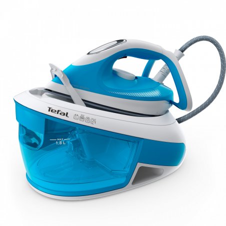 Tefal Express Airglide SV8002 1,8 L Durilium AirGlide soleplate Bleu, Blanc