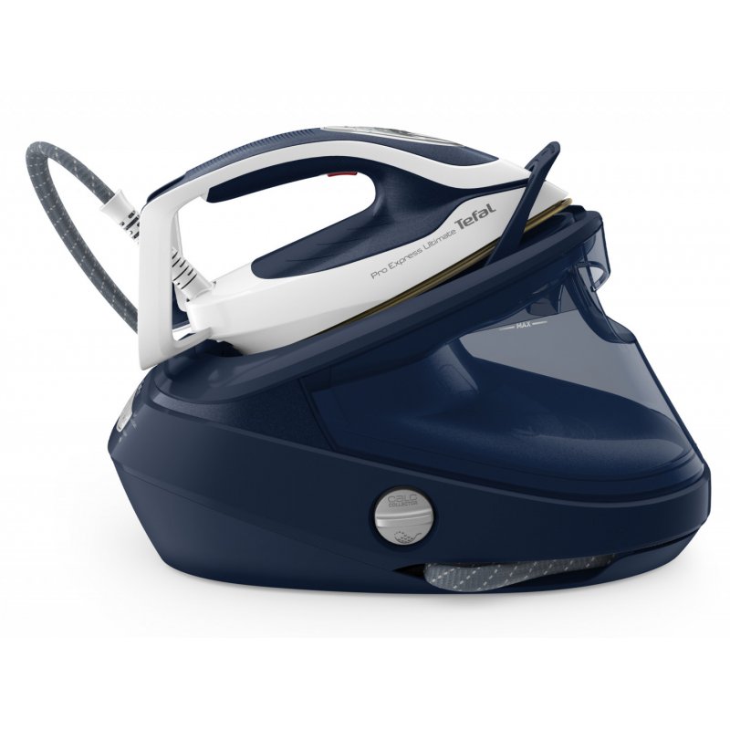 Tefal Pro Express Ultimate II GV9720E0 Centrale vapeur 1,2 L Durilium Airglide Autoclean Ultra Thin soleplate Bleu, Blan