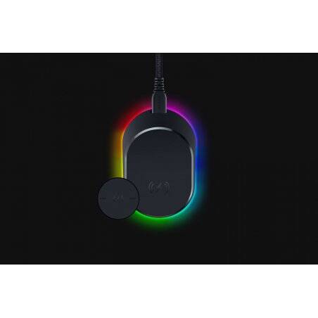 Razer MOUSE DOCK PRO Souris Noir USB Recharge sans fil Intérieure