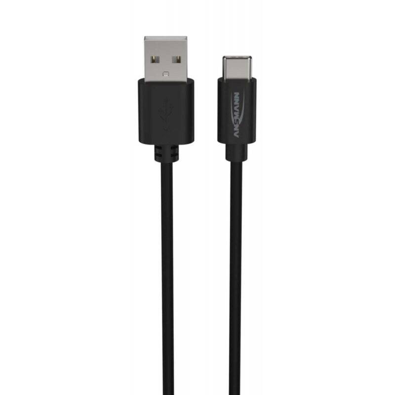 Ansmann 1700-0130 USB cable 1 m USB A USB C Black