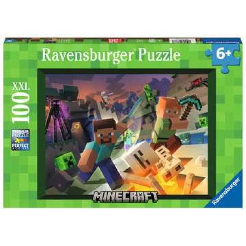 Ravensburger Minecraft Jeu de puzzle 100 pièce(s) Jeu vidéo