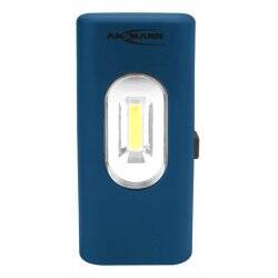 Ansmann WL30B Bleu Lampe-torche à cliper COB LED