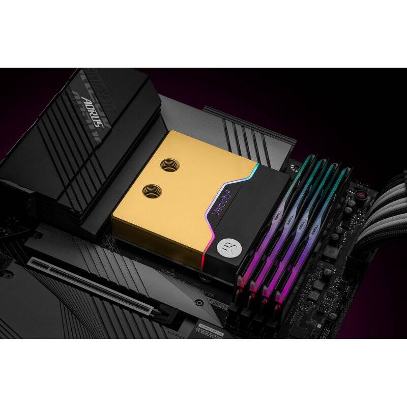 Ek Water Blocks EK-Quantum Velocity² D-RGB, 1700 - nickel + gold