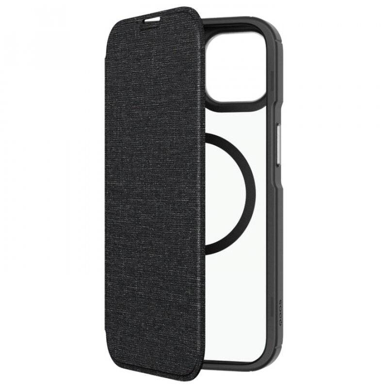 QDOS QD-MS1433F-KCL mobile phone case 15.5 cm (6.1") Folio Black