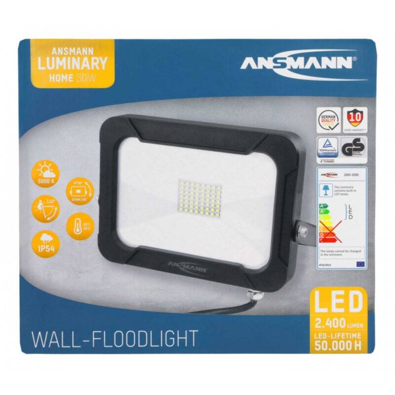 Ansmann WFL2400 30 W LED Black