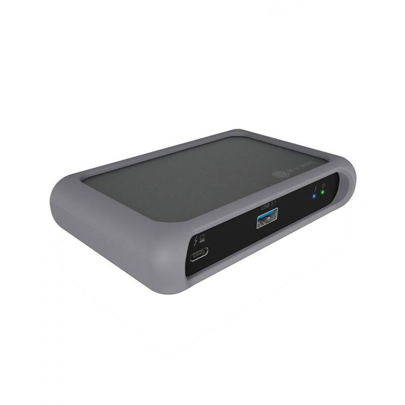 ICY BOX IB-HUB801-TB4 Thunderbolt 4 40000 Mbit/s Anthracite, Black