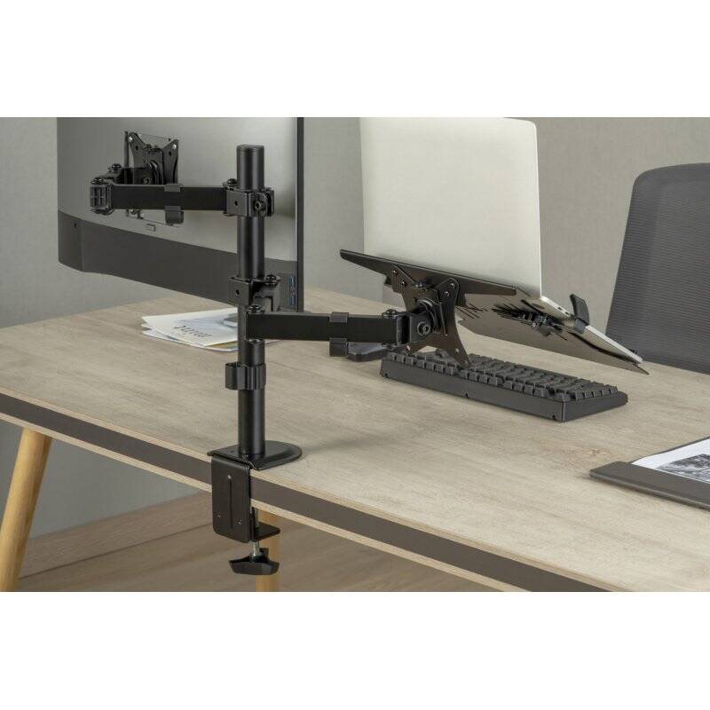 Digitus Universal monitor mount with notebook holder