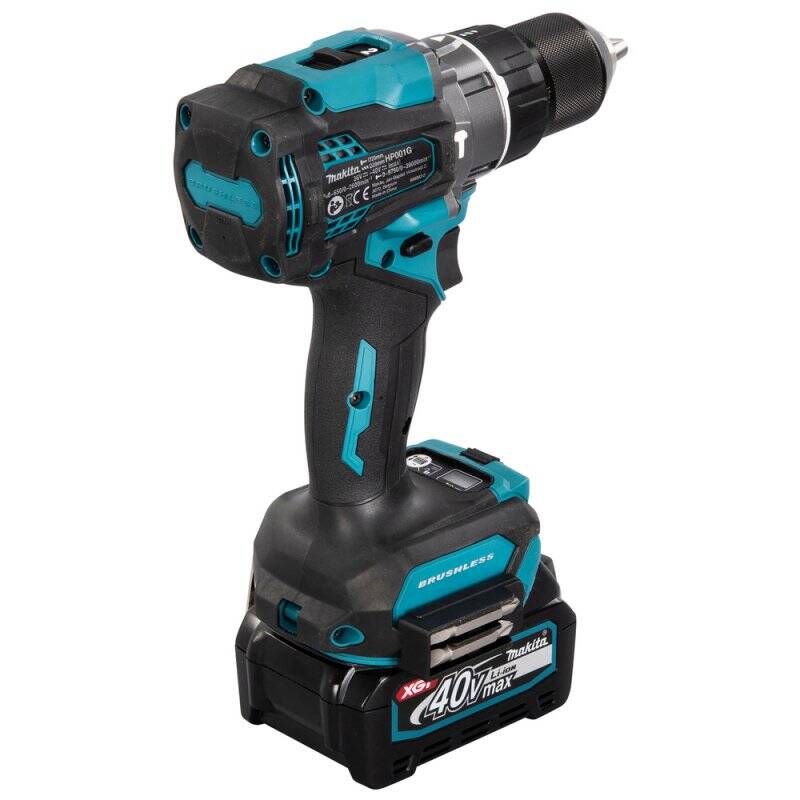 Makita HP001GD201 perceuse 2600 tr/min Sans clé 2,7 kg Noir, Turquoise