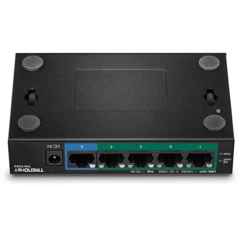 Trendnet TPE-TG52 commutateur réseau Non-géré Gigabit Ethernet (10/100/1000) Connexion Ethernet, supportant l'aliment
