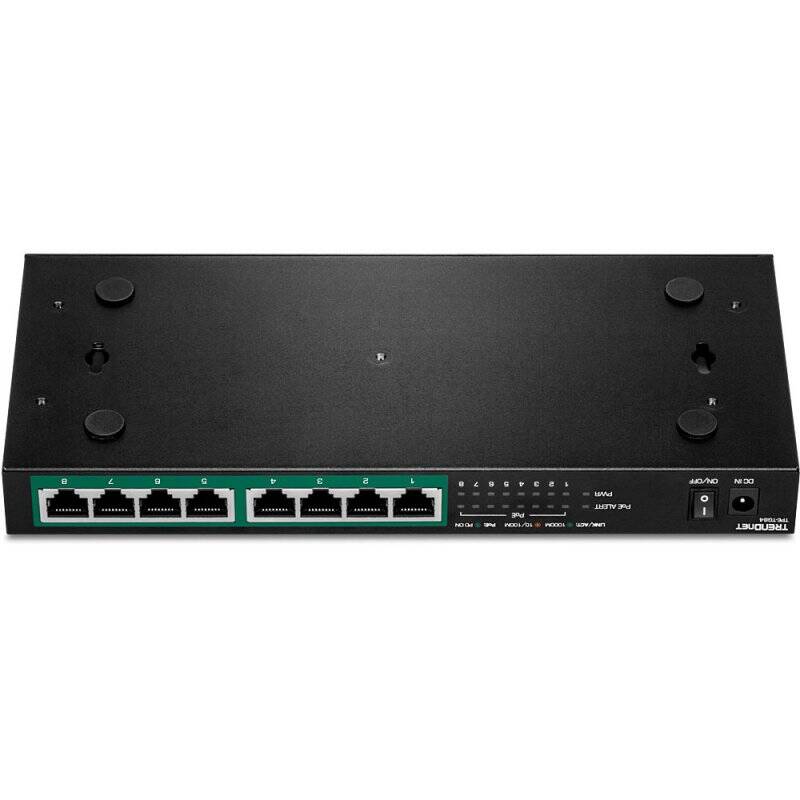 Trendnet TPE-TG84 commutateur réseau Non-géré Gigabit Ethernet (10/100/1000) Connexion Ethernet, supportant l'aliment