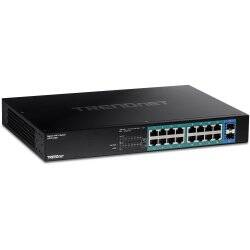 Trendnet TPE-TG182 commutateur réseau Gigabit Ethernet (10/100/1000) Connexion Ethernet, supportant l'alimentation via 