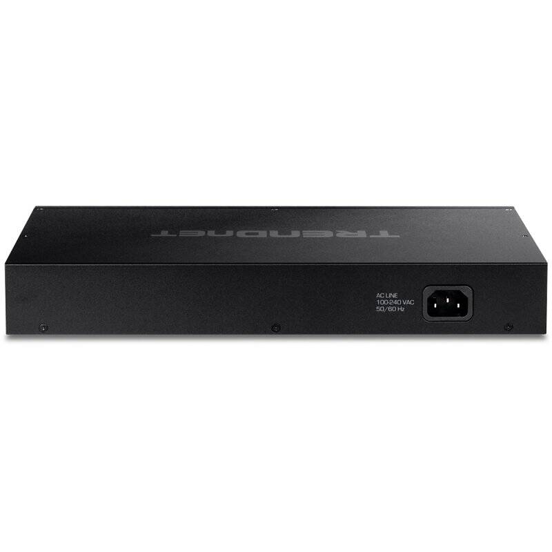 Trendnet TPE-TG182 network switch Gigabit Ethernet (10/100/1000) Power over Ethernet (PoE) 1U Black