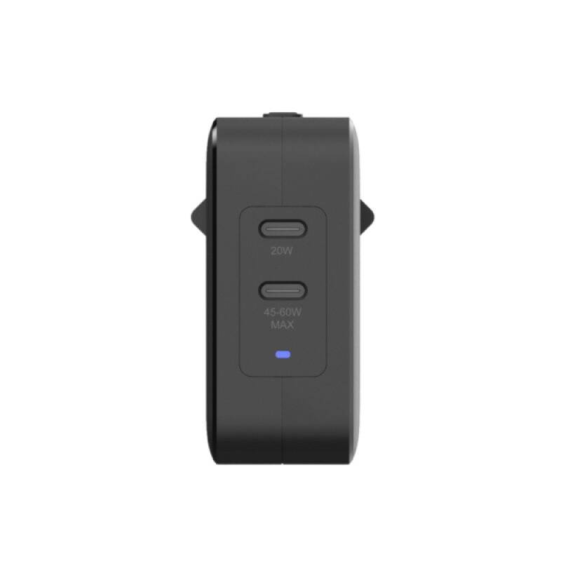 V7 ACUSBC65WGAN mobile device charger Universal Black AC Indoor