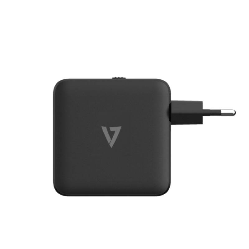 V7 ACUSBC65WGAN chargeur d'appareils mobiles Universel Noir Secteur Intérieure