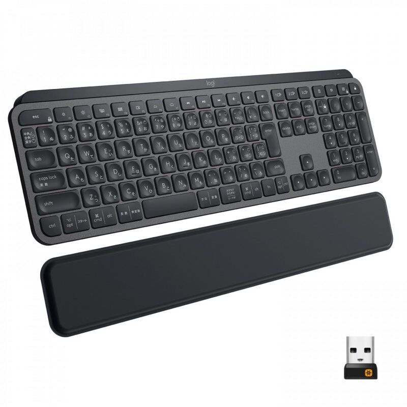 Logitech MX Keys Plus clavier RF sans fil + Bluetooth QWERTY Anglais Graphite