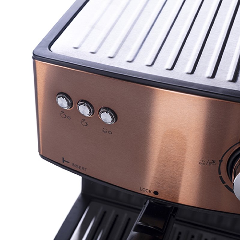 Adler AD 4404cr Semi-automatique Machine à café 2-en-1 1,6 L