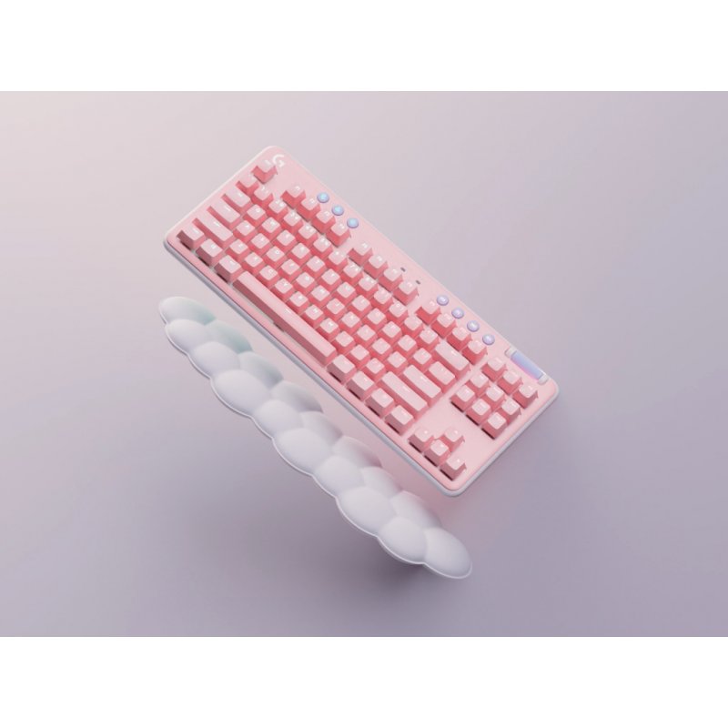 Logitech G G715 clavier RF sans fil + Bluetooth AZERTY Français Blanc