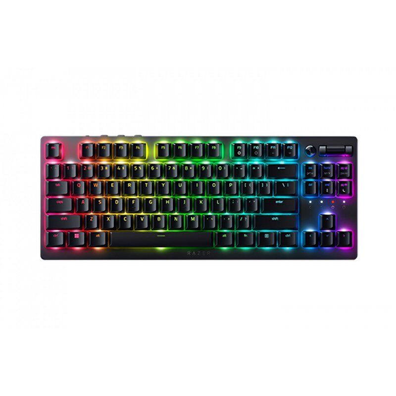 Razer DeathStalker V2 Pro keyboard USB + RF Wireless + Bluetooth QWERTY German Black