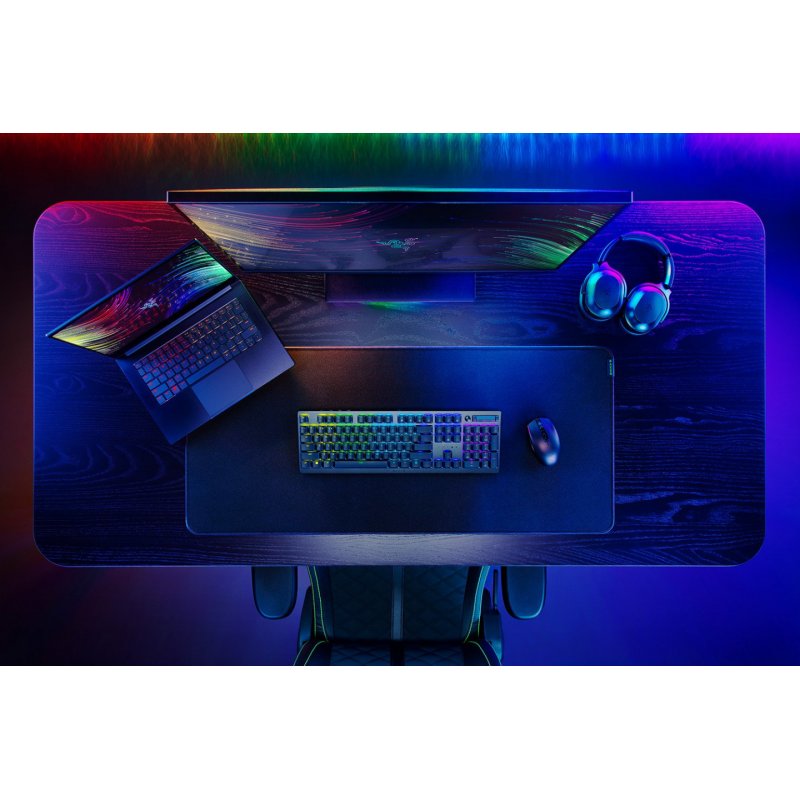 Razer DeathStalker V2 Pro clavier USB + RF Wireless + Bluetooth QWERTY Allemand Noir