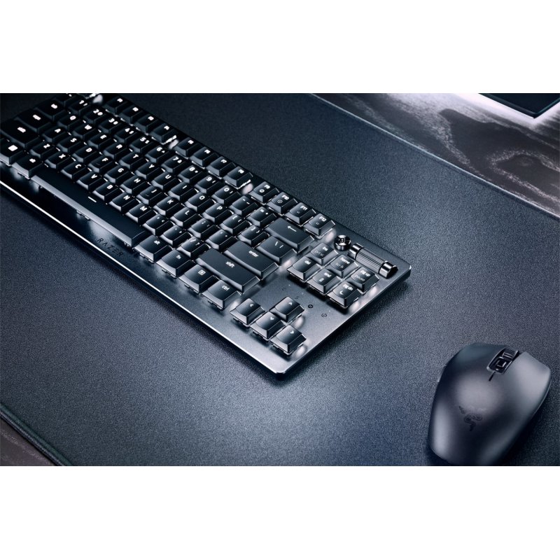 Razer RZ03-04370400-R3G1 clavier USB + RF Wireless + Bluetooth QWERTY Allemand Noir