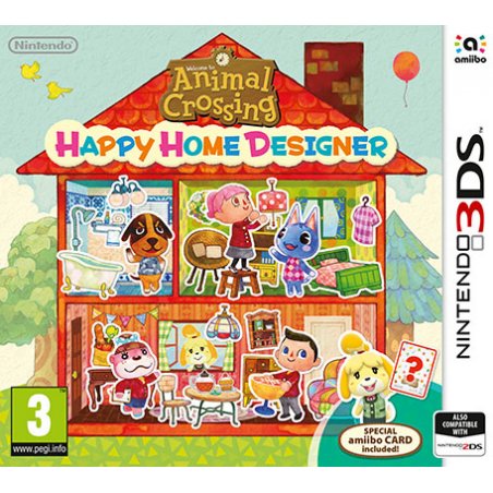 Nintendo Animal Crossing: Happy Home Designer + Amiibo Card Standard English Nintendo 3DS