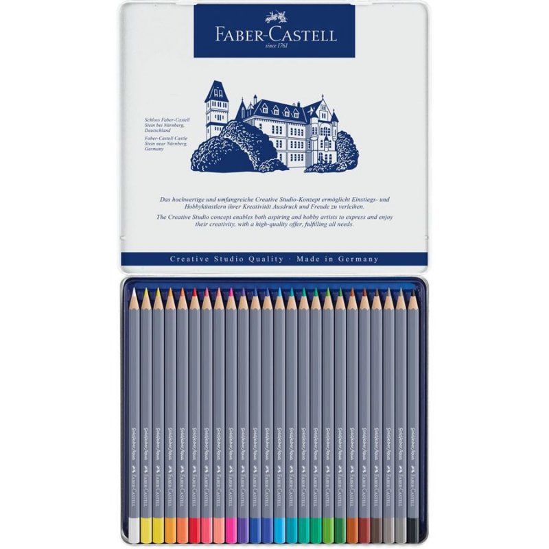 Faber-Castell - Goldfaber akvarel tin, 24 pc (114624)