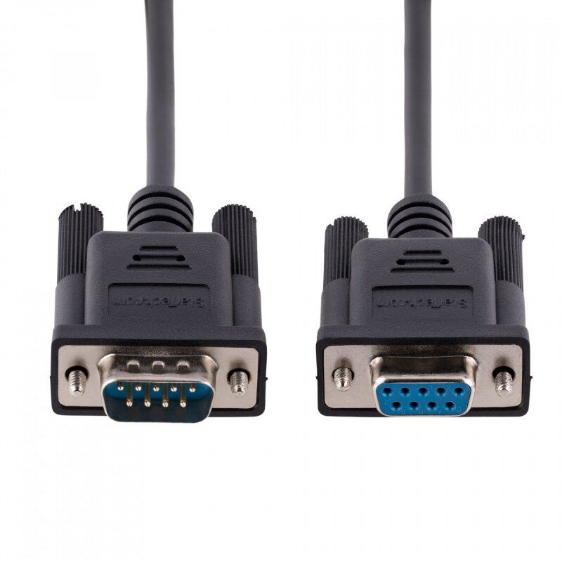 RS232 SERIAL NULL MODEM CABLE - 3M CROSSOVER SERIAL CABLE