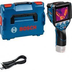 Bosch GTC 600 C Noise equivalent temperature difference (NETD) IR Noir, Bleu 256 x 192 pixels Écran integré LCD