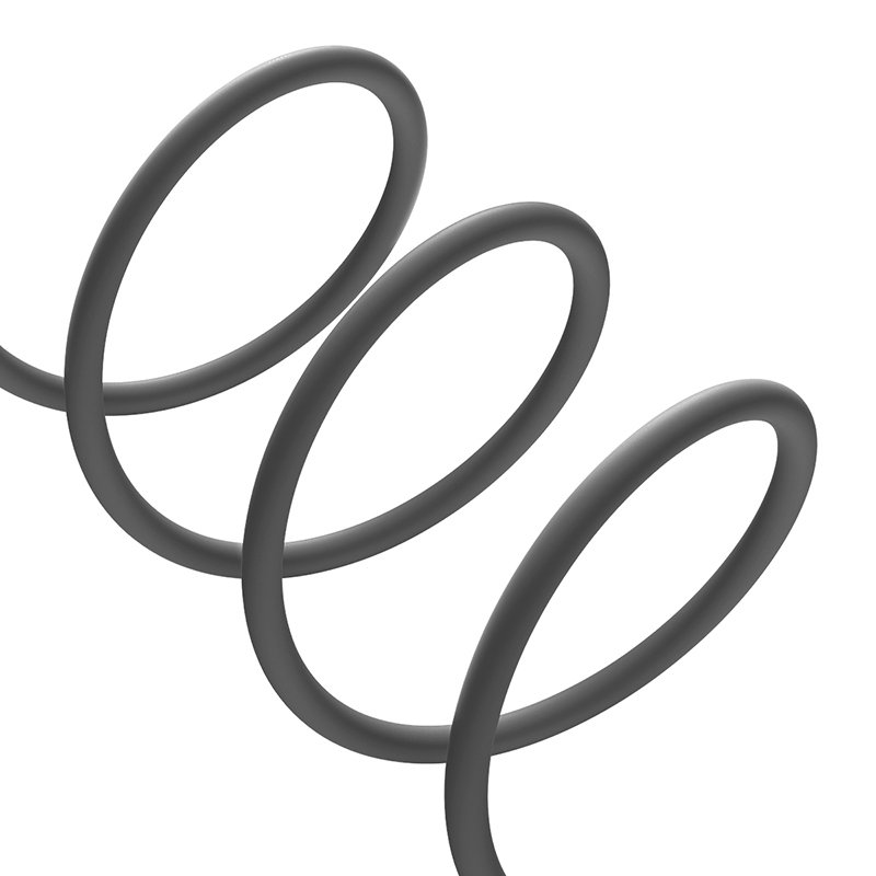 Baseus Lightning Cable Jelly Liquid Silica Gel 2.4A 1.2m Black (CAGD000001)