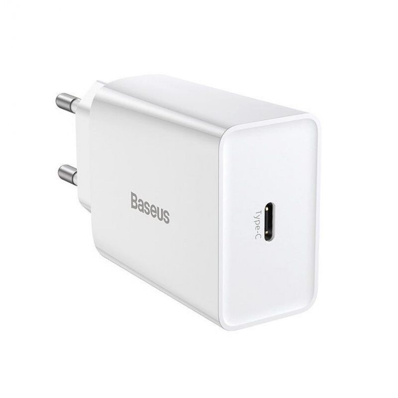 Baseus Speed Mini Smartphone White AC Fast charging Indoor