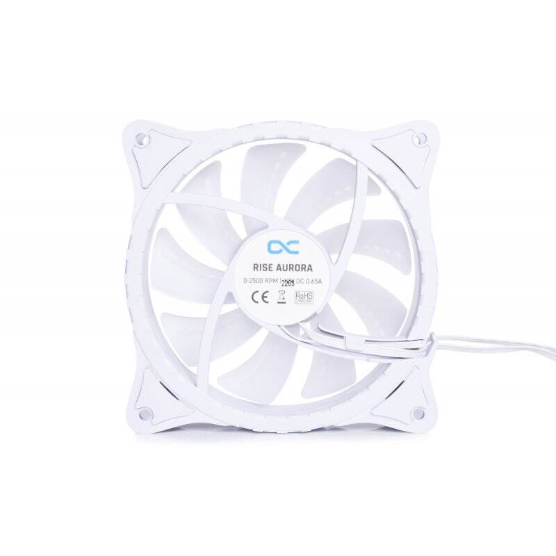Alphacool Rise Aurora Computer case Fan 12 cm White 1 pc(s)