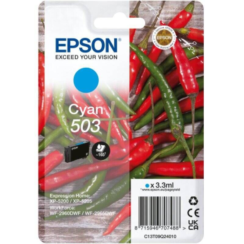 Epson 503 ink cartridge 1 pc(s) Original Standard Yield Cyan