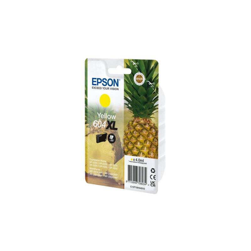 Epson 604XL ink cartridge 1 pc(s) Original High (XL) Yield Yellow