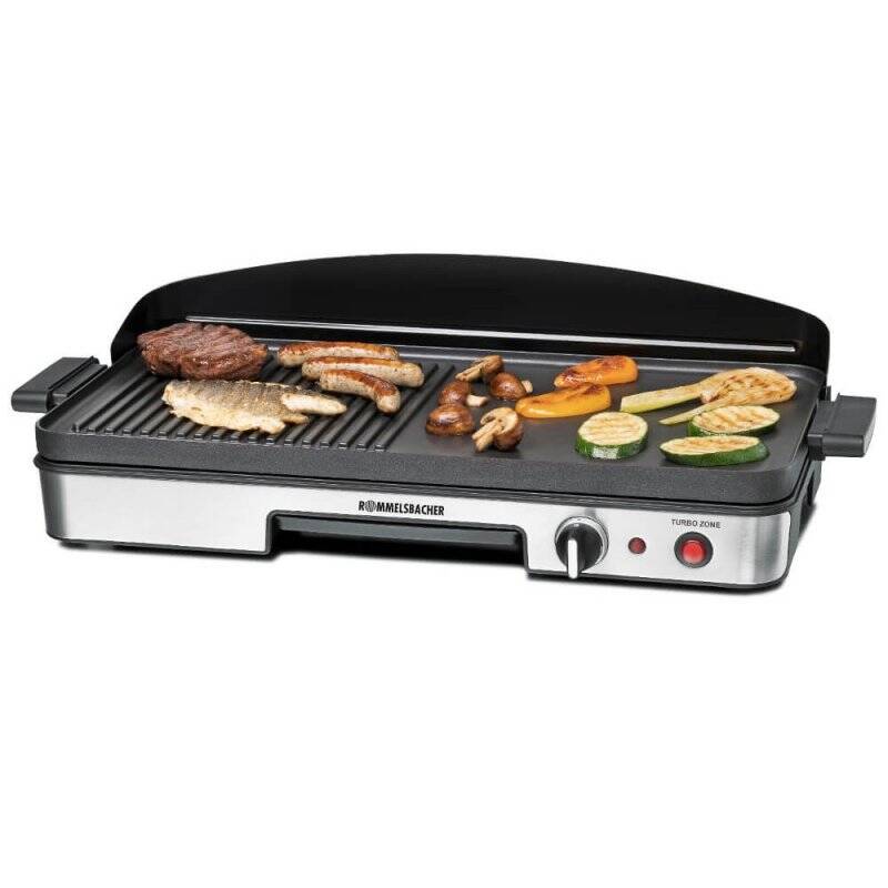 Rommelsbacher BBQ 2003 Freestanding 1900 W Black, Silver