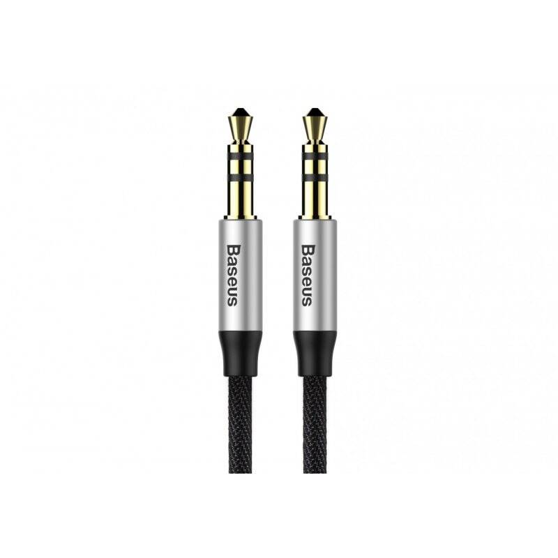Baseus Audio Yiven M30 Cable 1.5M Silver/Black (CAM30-CS1)
