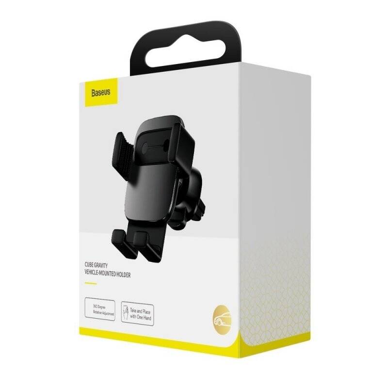 Baseus Car Mount Cube Gravity Vehicle-mounted holder Black (SUYL-FK01)