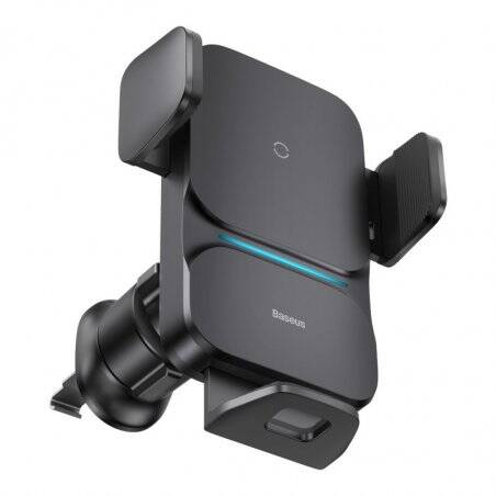 Baseus Wisdom Car Mount Wireless Charger Support actif Mobile/smartphone Noir